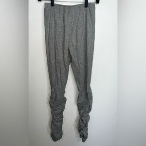SHEIN Women's Heather Gray Ruched Leggings